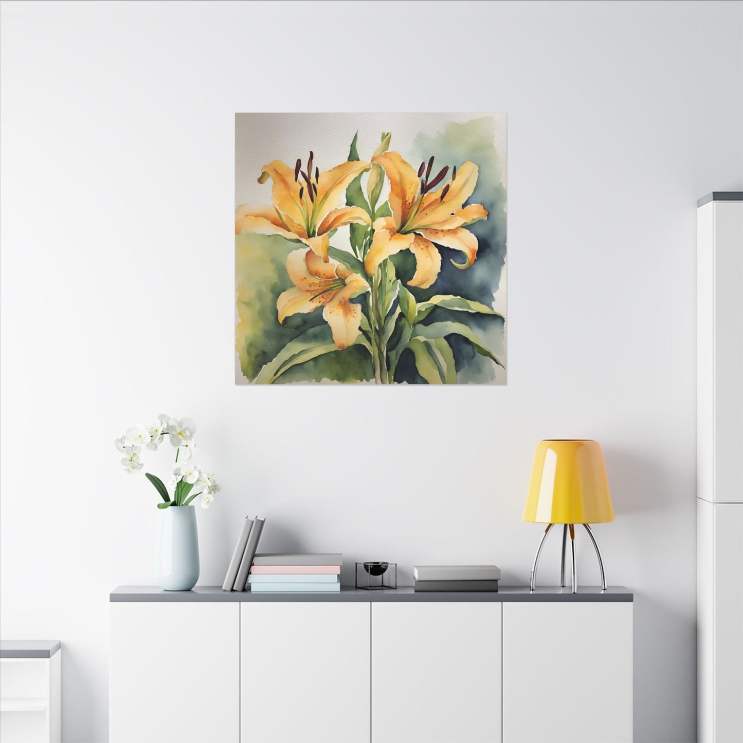 Matte Wall Canvas - Calla Lily - Bloom and Grow Collection