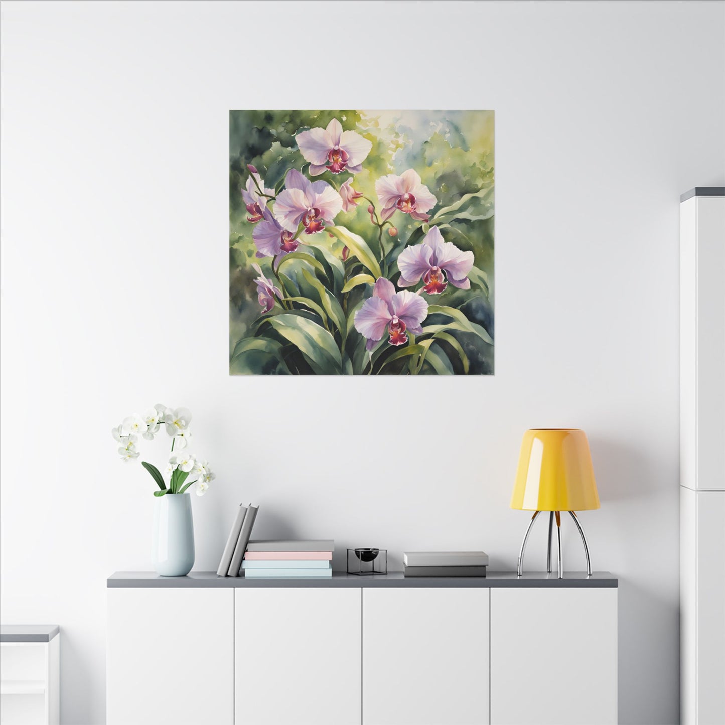 Matte Wall Canvas - Orchid - Bloom and Grow Collection