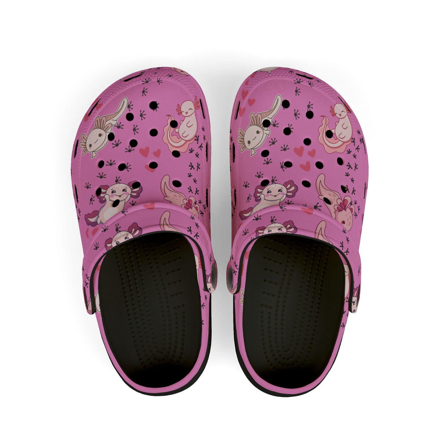 Kid's Foam Clogs - Axolotl - Bubblegum