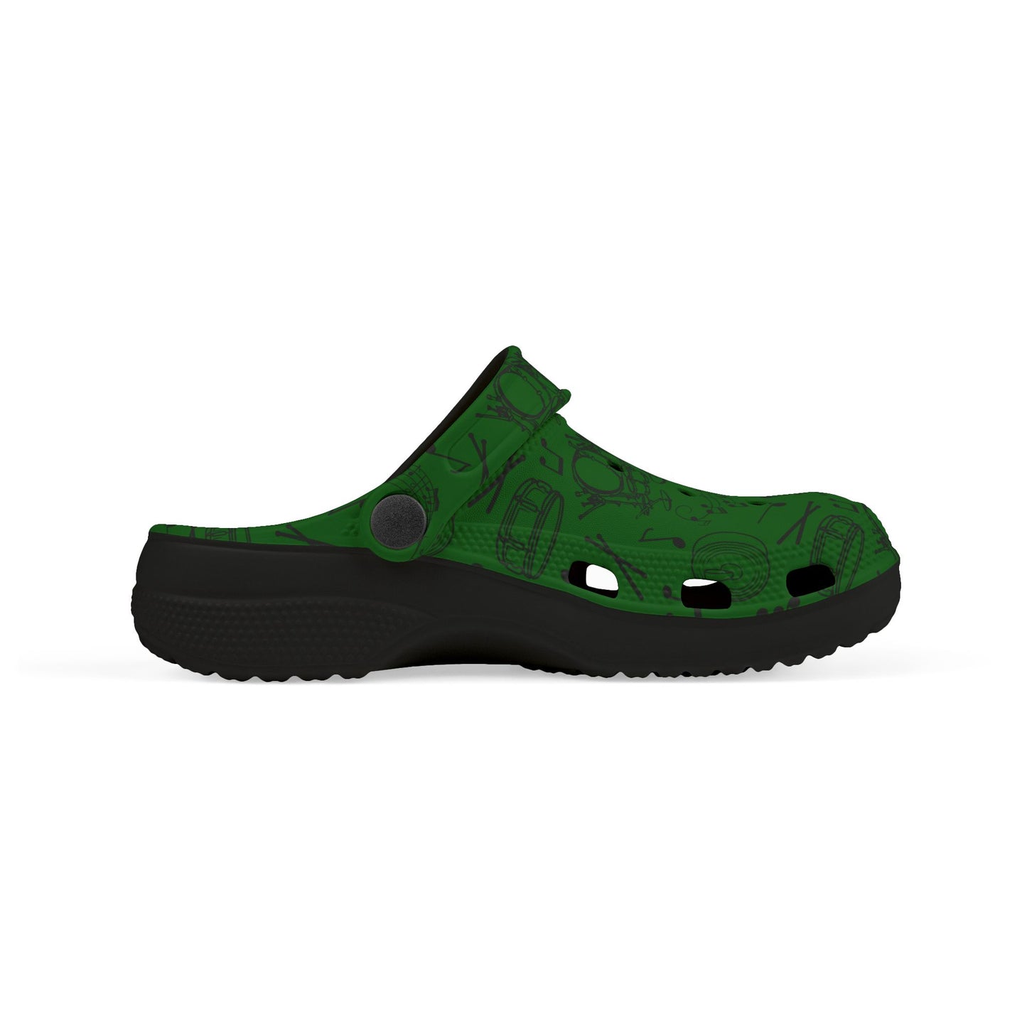 Kid's Foam Clogs - Drums - Forest