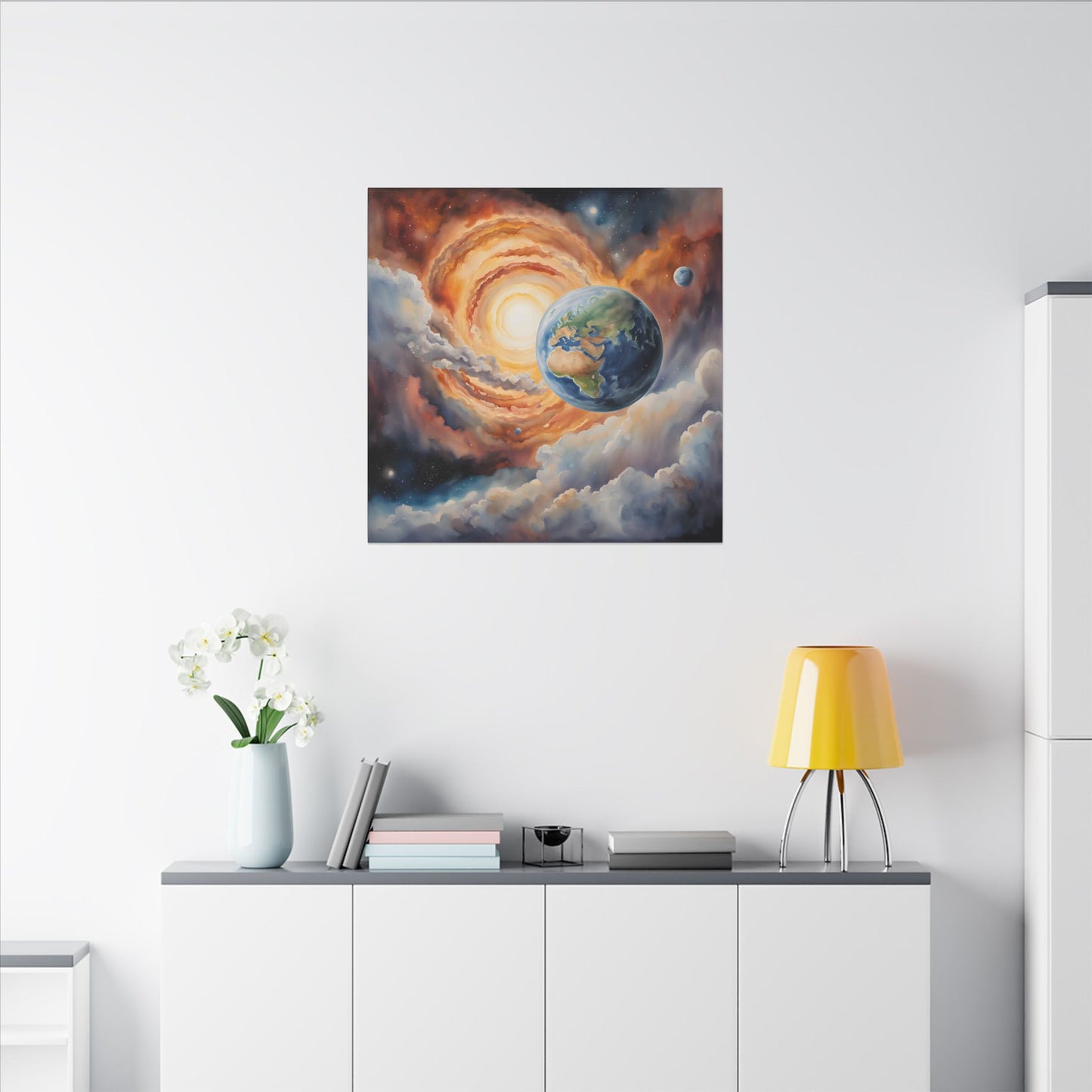 Matte Wall Canvas - Planet Earth - Beyond the Stars Collection