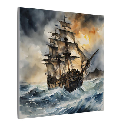 Matte Wall Canvas - Pirate Ship - Neptune's Nursery Collection