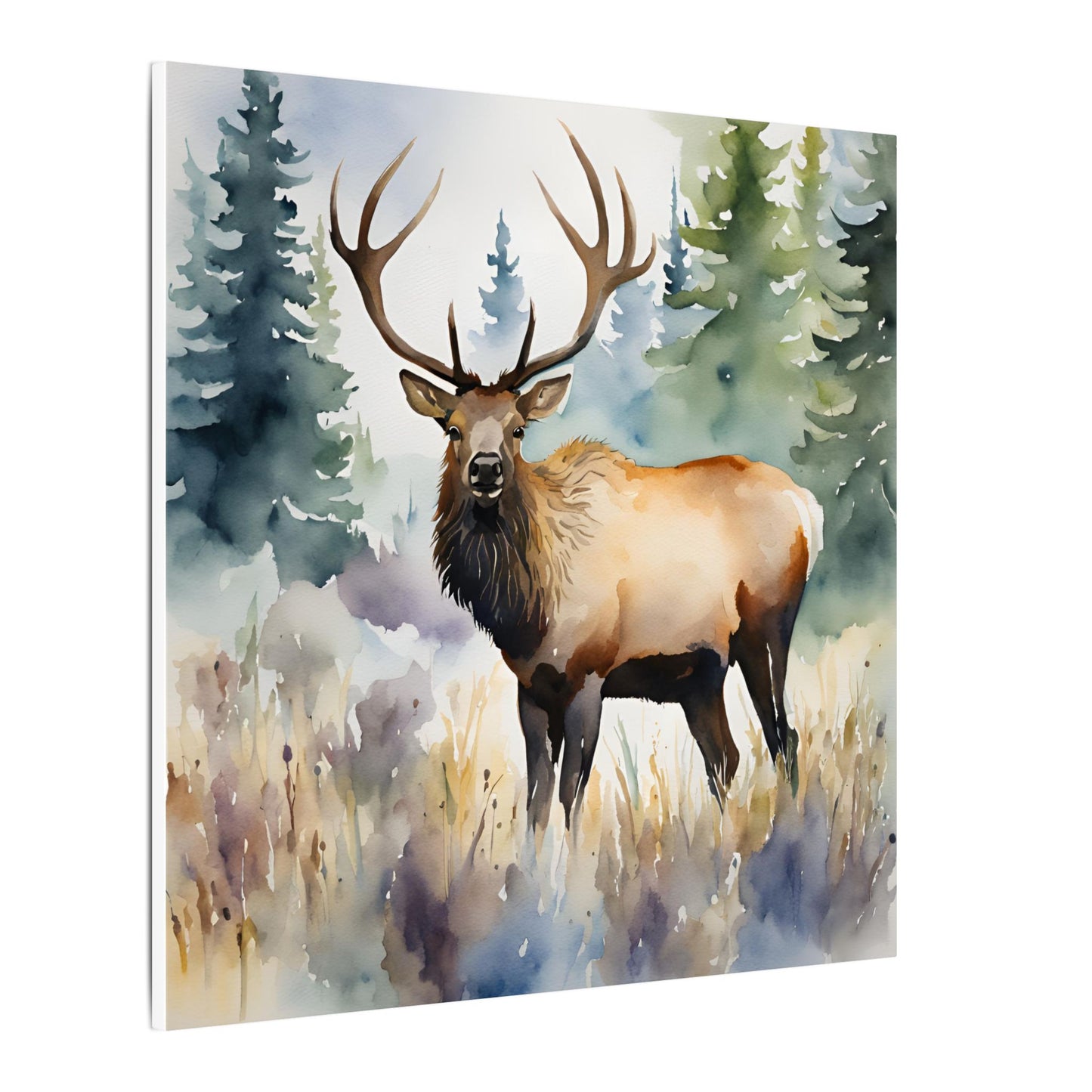 Matte Wall Canvas - Elk - The Great Outdoors Collection
