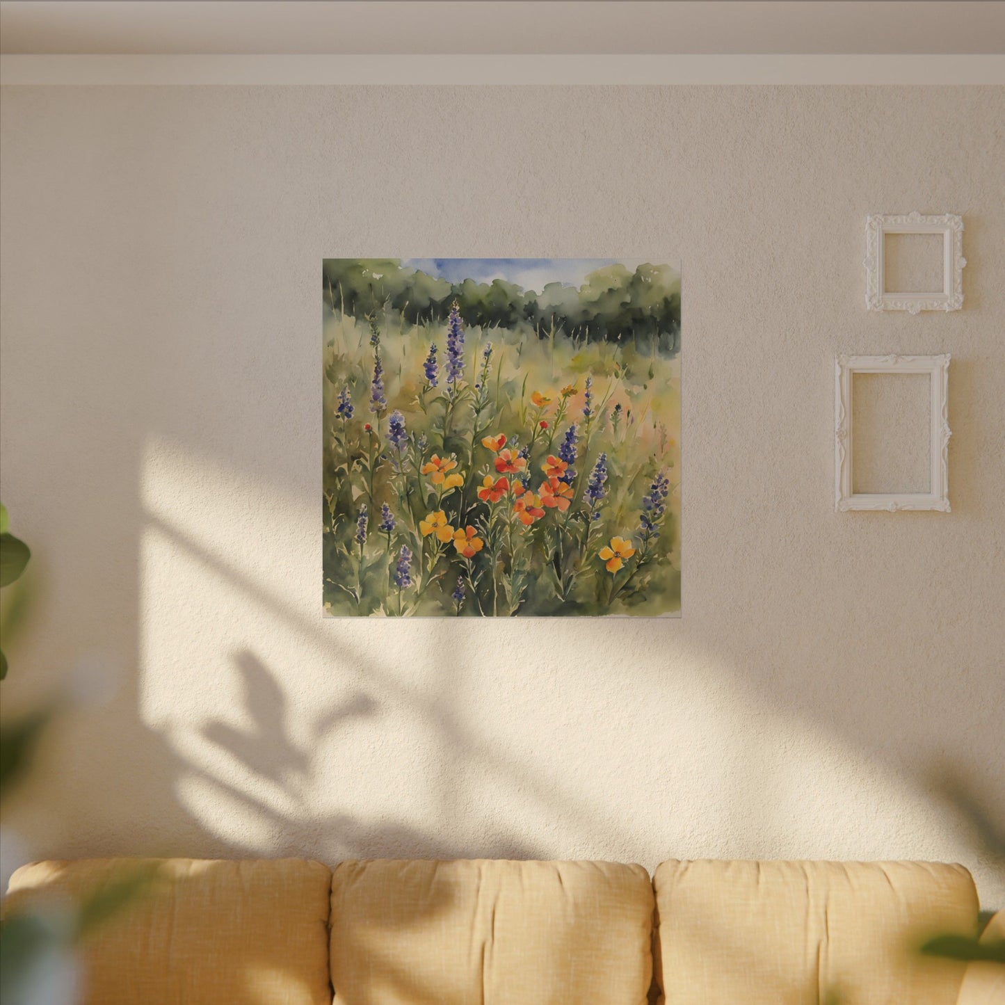 Matte Wall Canvas - Texas Wildflower - Bloom and Grow Collection