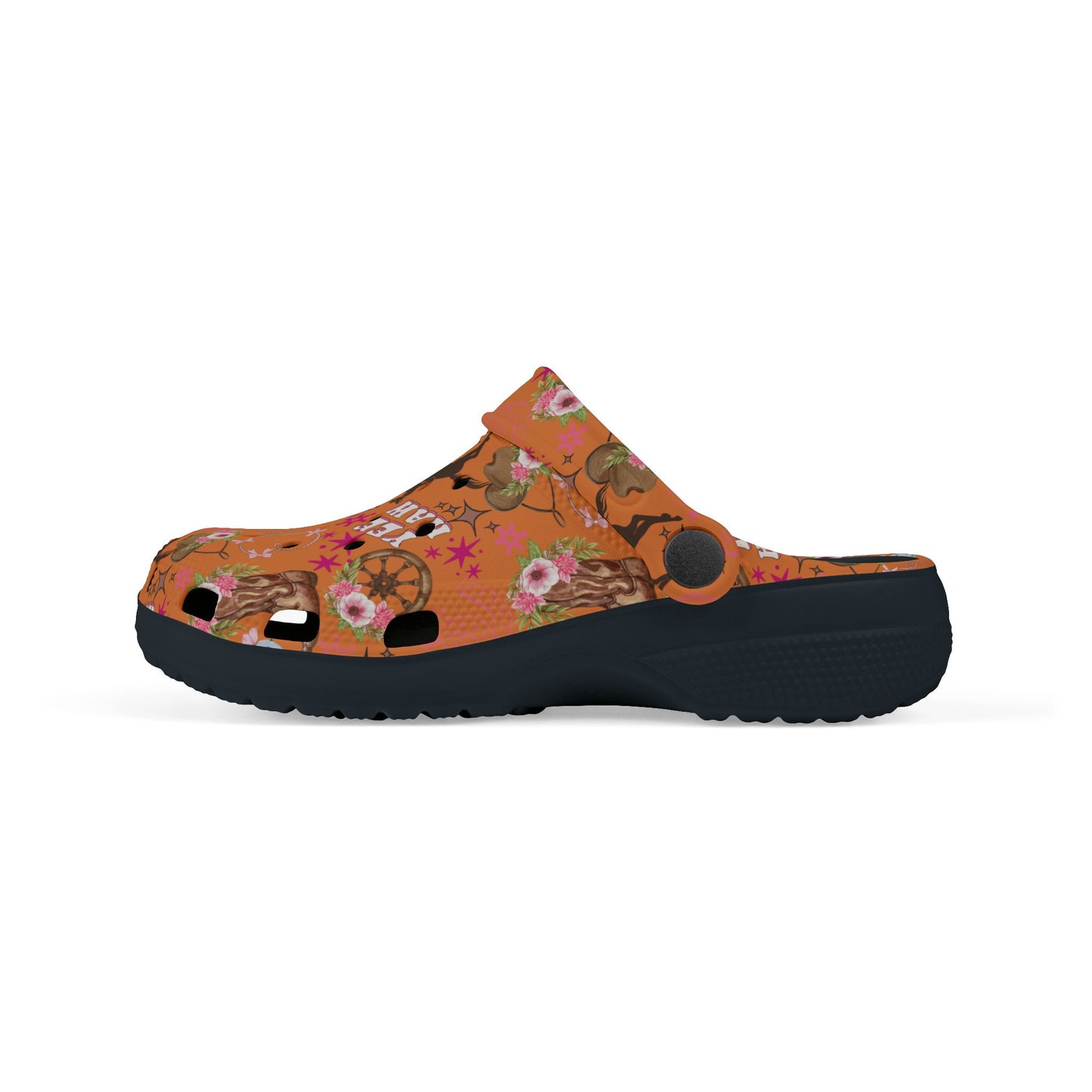 Kid's Foam Clogs - Cowgirl - Natural Hide