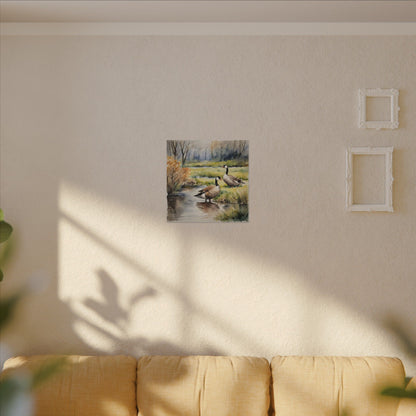 Matte Wall Canvas - Geese - The Great Outdoors Collection