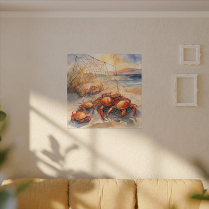 Matte Wall Canvas - Crabbin - The Great Outdoors Collection