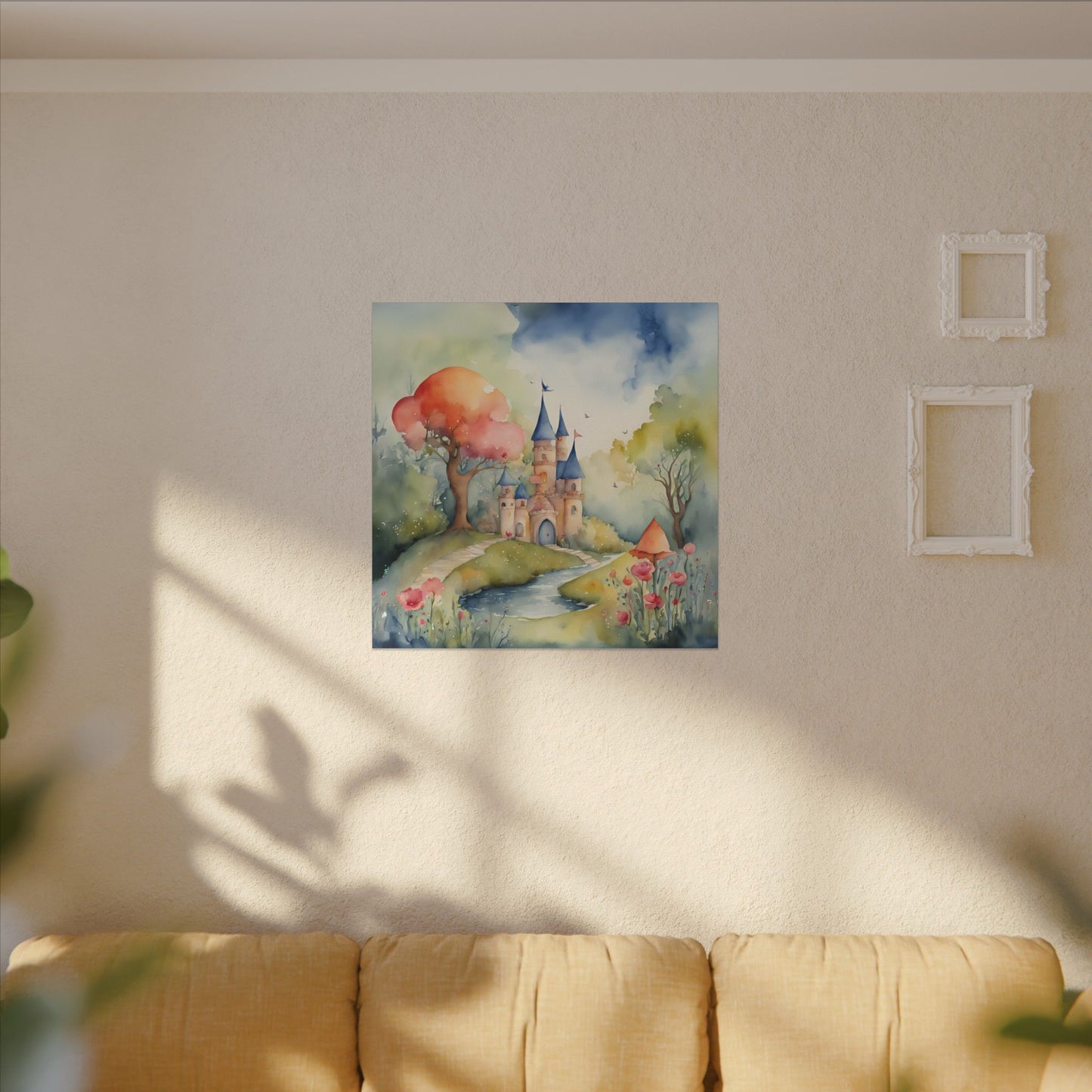 Matte Wall Canvas - Castlescape - Storybook Dreams Collection