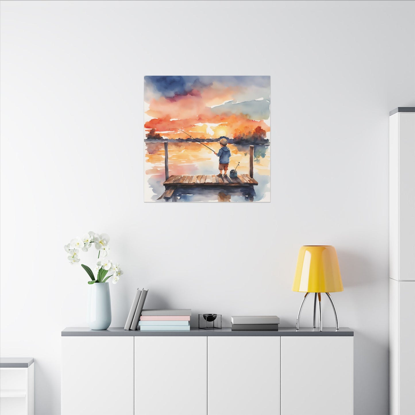 Matte Wall Canvas - Fishing - The Great Outdoors Collection
