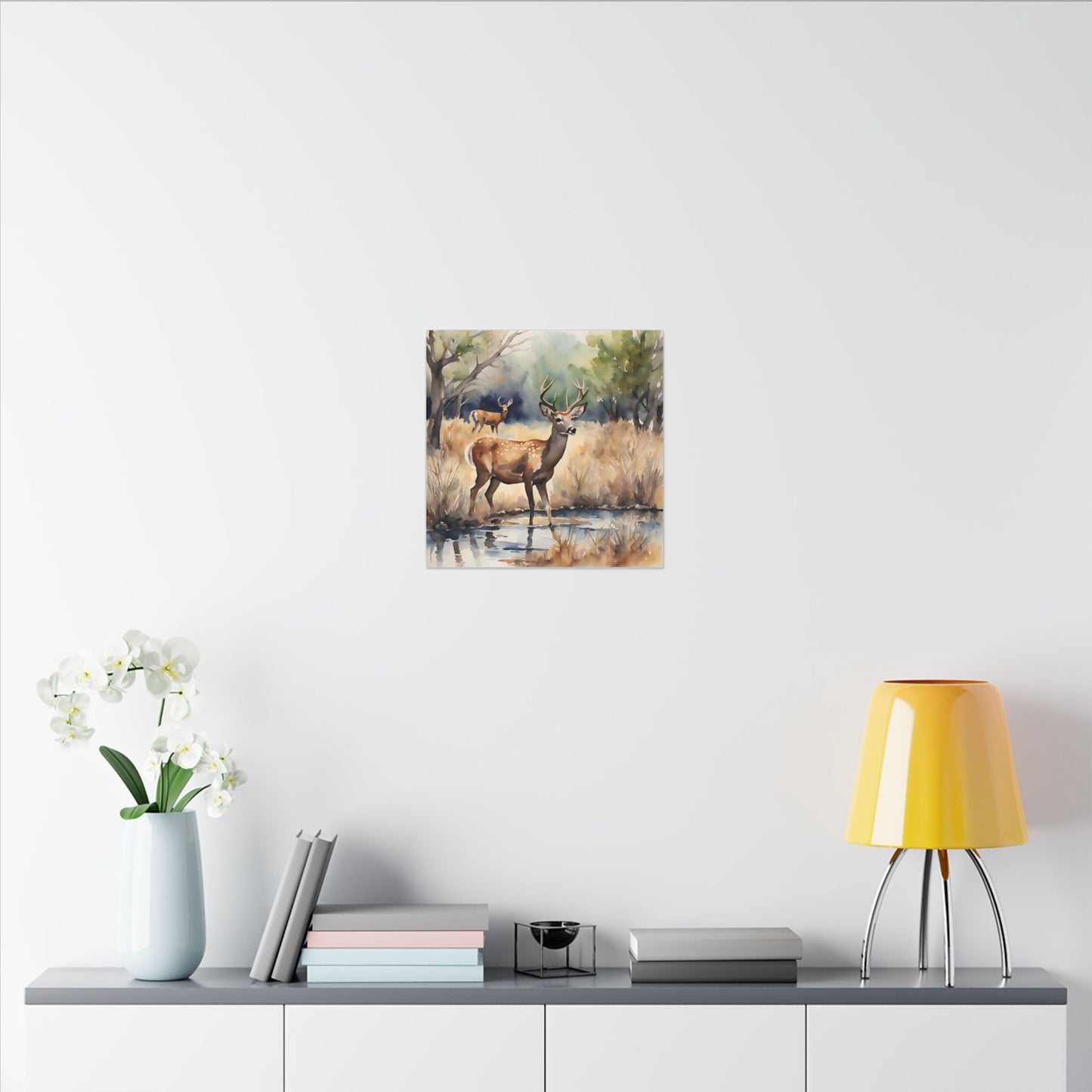 Matte Wall Canvas - Deer - The Great Outdoors Collection