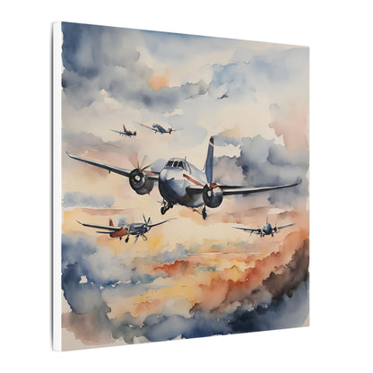 Matte Wall Canvas - Wings of Aviation - Wheels & Wings Collection