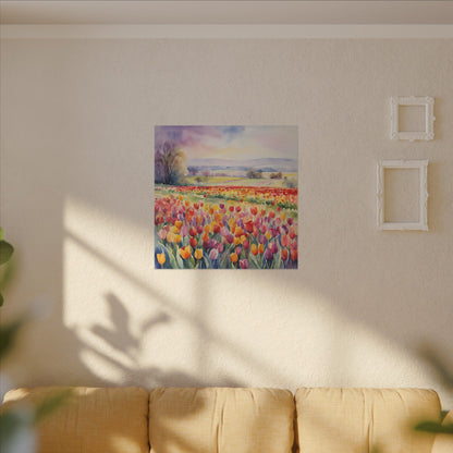 Matte Wall Canvas - Tulip - Bloom and Grow Collection