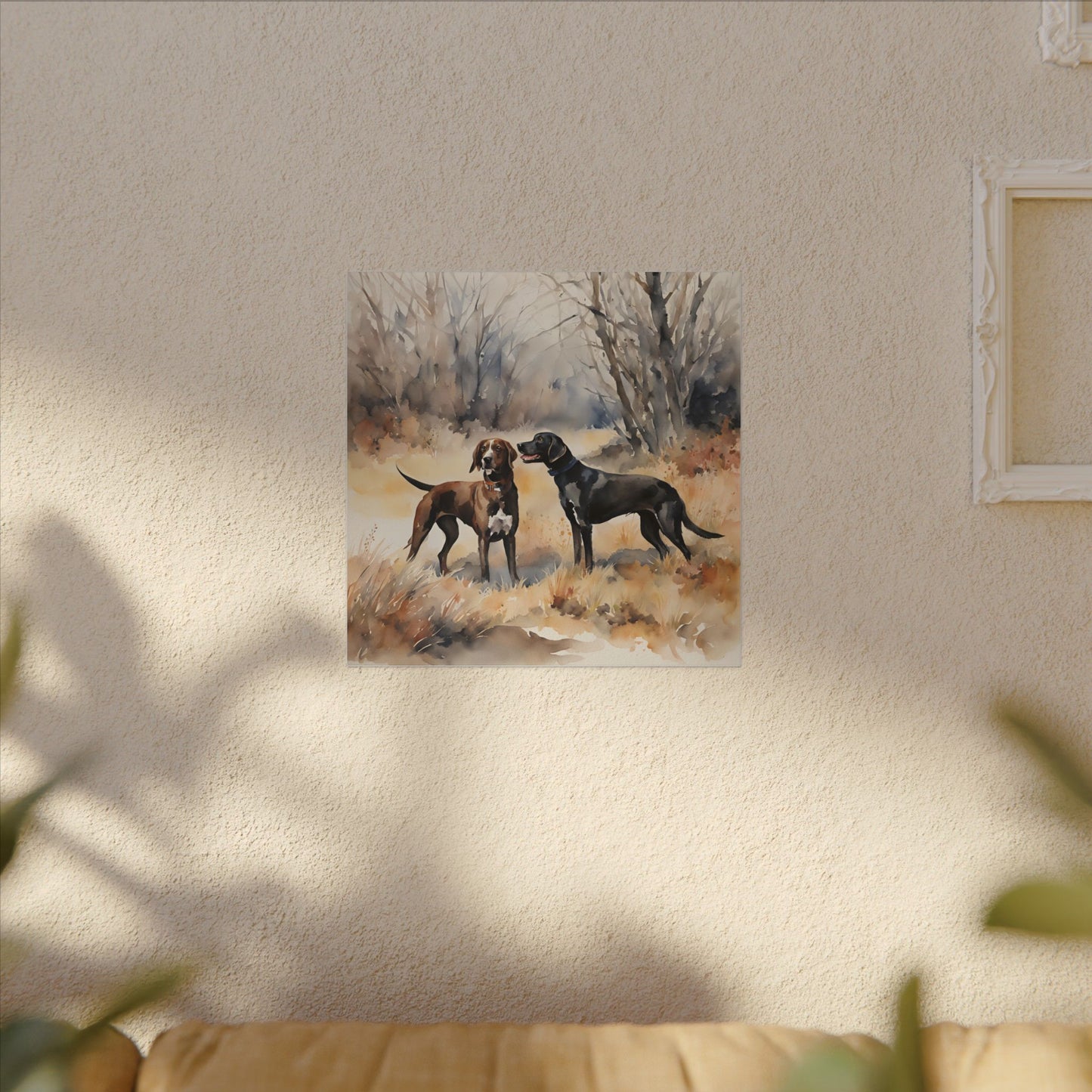 Matte Wall Canvas - Hounds - The Great Outdoors Collection