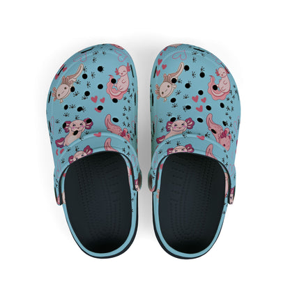 Kid's Foam Clogs - Axolotl - Arctic Blue