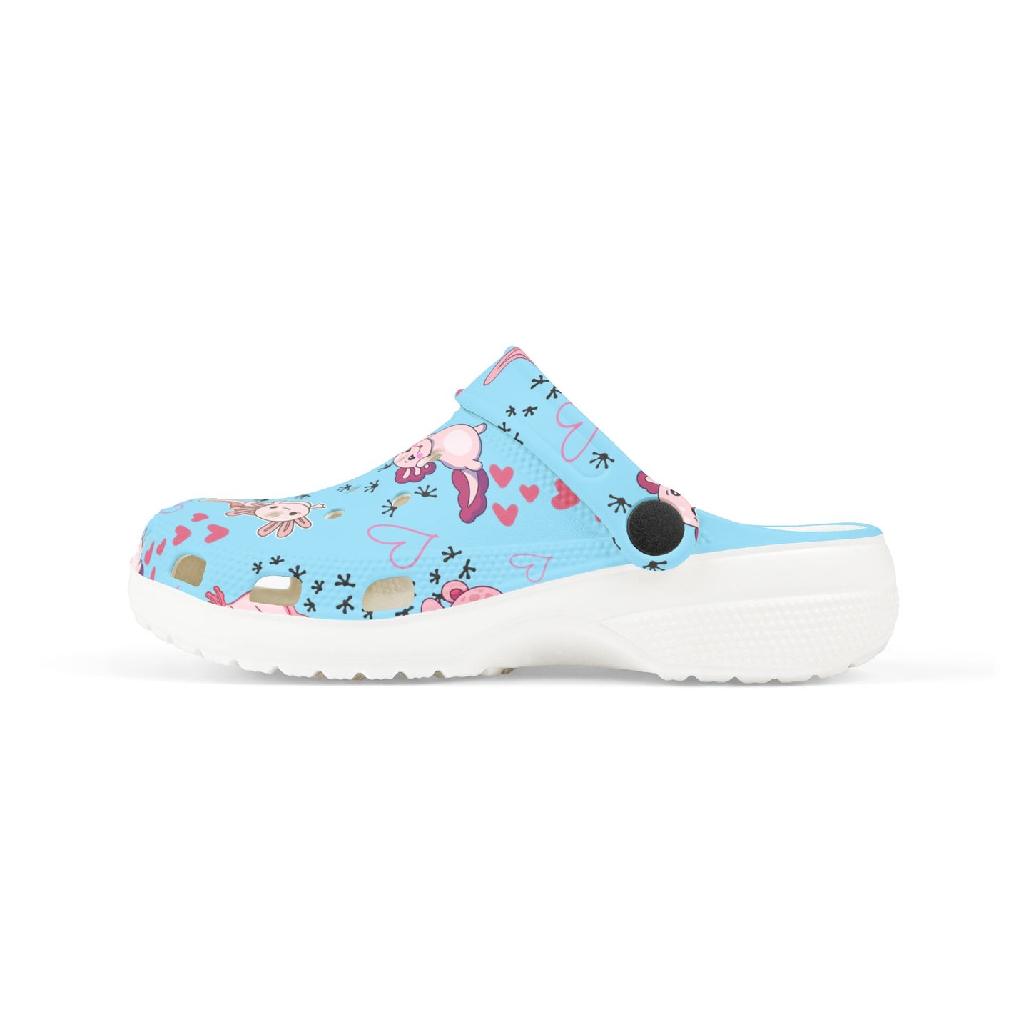 Kid's Foam Clogs - Axolotl - Arctic Blue
