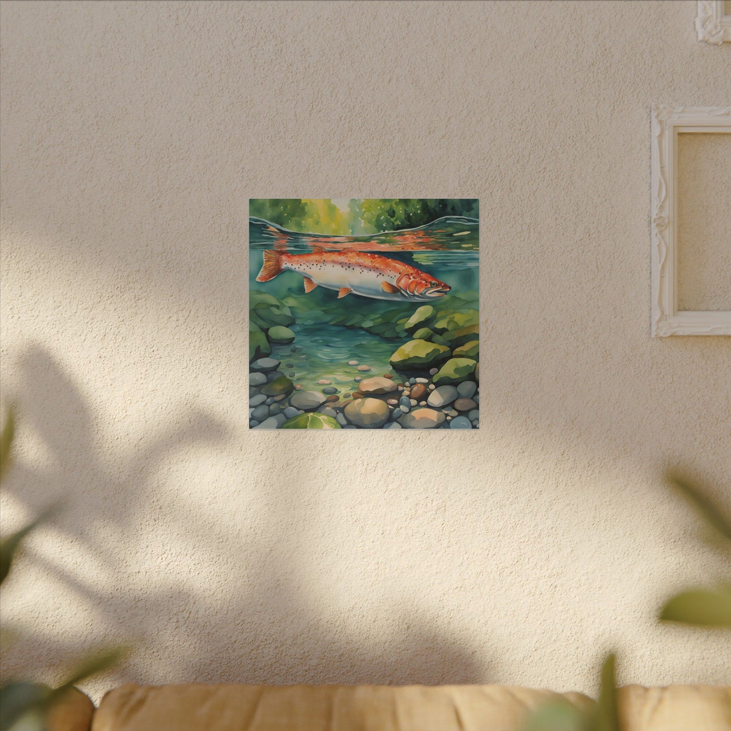 Matte Wall Canvas - Salmon - The Great Outdoors Collection