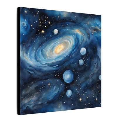 Matte Wall Canvas - Blue Galaxy - Beyond the Stars Collection