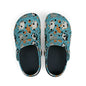 Kid's Foam Clogs - Fat Cat - Light Blue