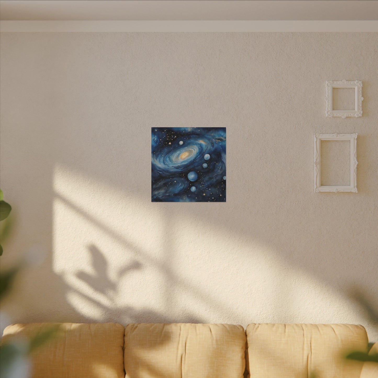 Matte Wall Canvas - Blue Galaxy - Beyond the Stars Collection