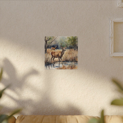 Matte Wall Canvas - Deer - The Great Outdoors Collection
