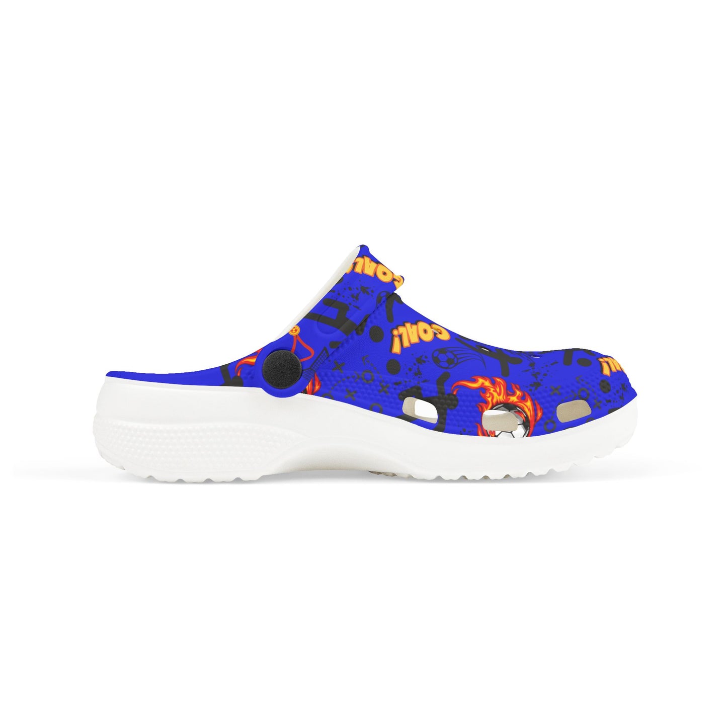 Kid's Foam Clogs - Soccer - True Blue