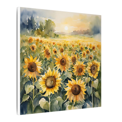 Matte Wall Canvas - Sunflower - Bloom and Grow Collection