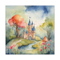 Matte Wall Canvas - Castlescape - Storybook Dreams Collection