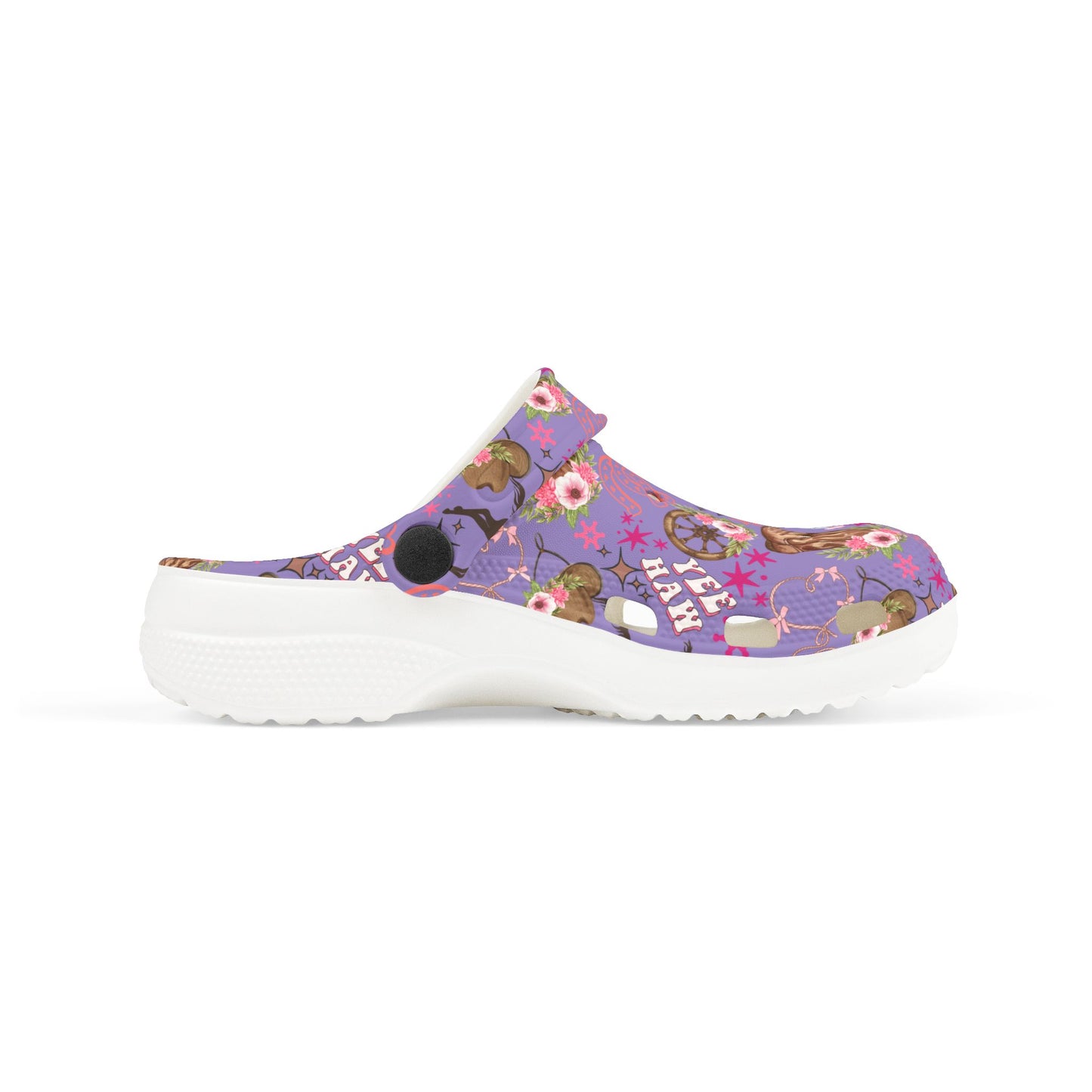 Kid's Foam Clogs - Cowgirl - Lavender