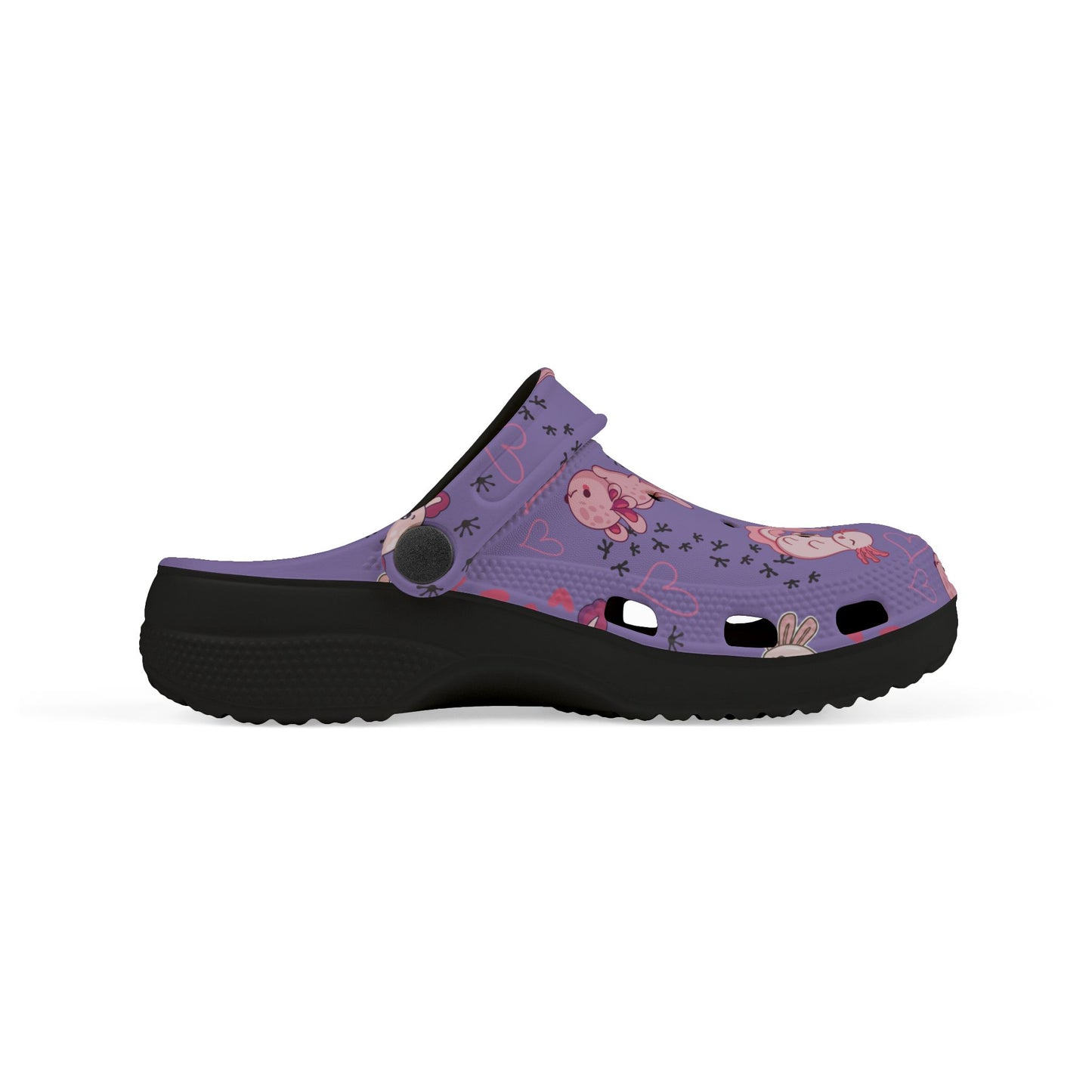 Kid's Foam Clogs - Axolotl - Lavender