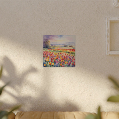 Matte Wall Canvas - Tulip - Bloom and Grow Collection