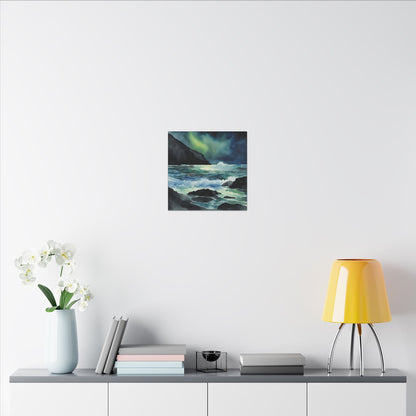 Matte Wall Canvas - Sea at Night - Neptune's Nursery Collection