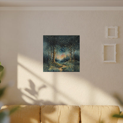 Matte Wall Canvas - Whimsical Forest