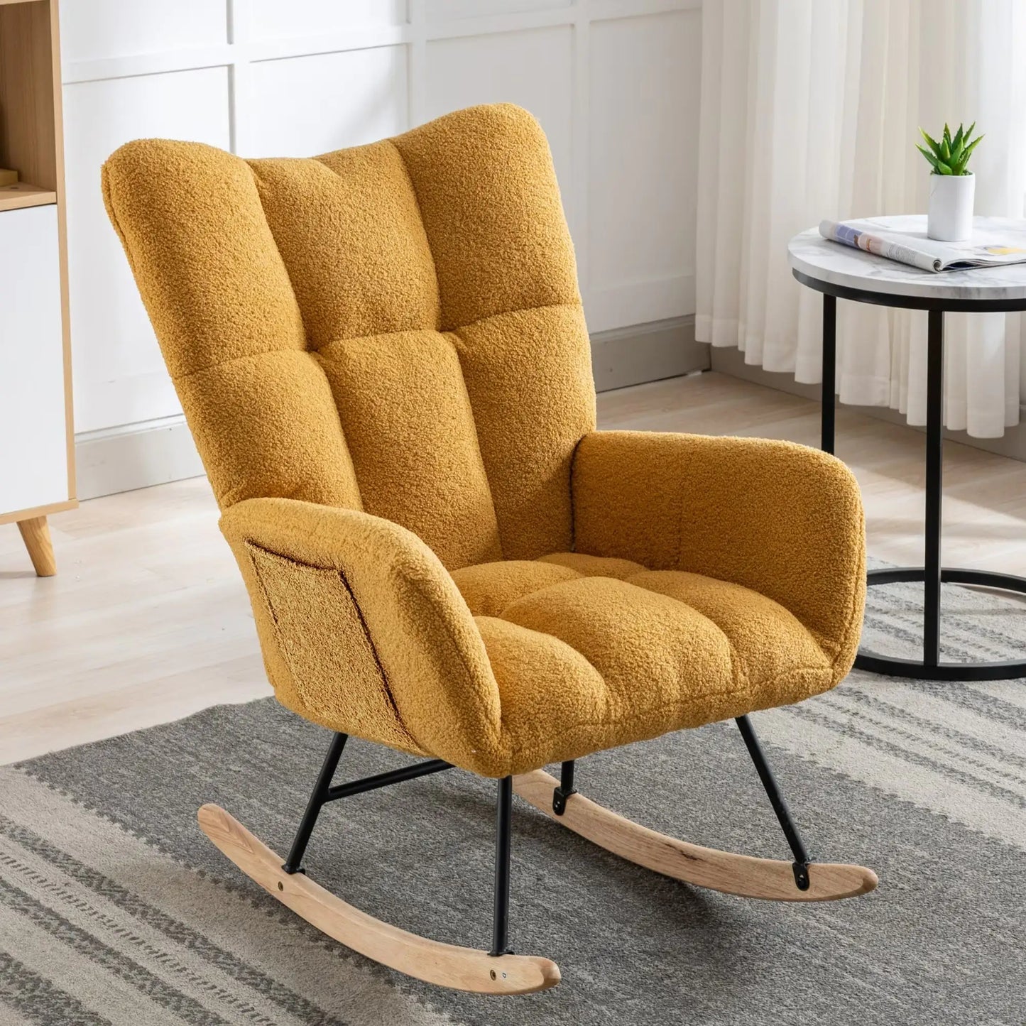 Nursery Rocking Chair with Pocket