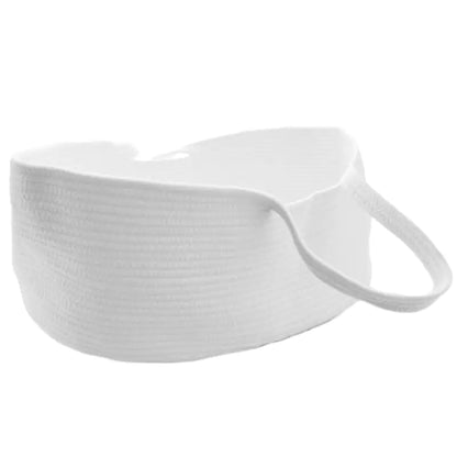 European Style Cotton Rope Baby Crib Basket